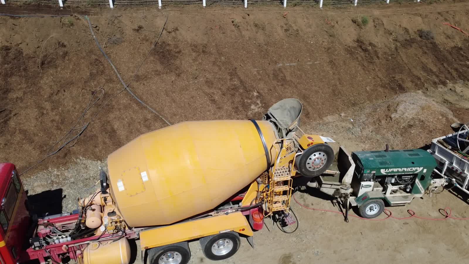 Crew on a V-ditch job
